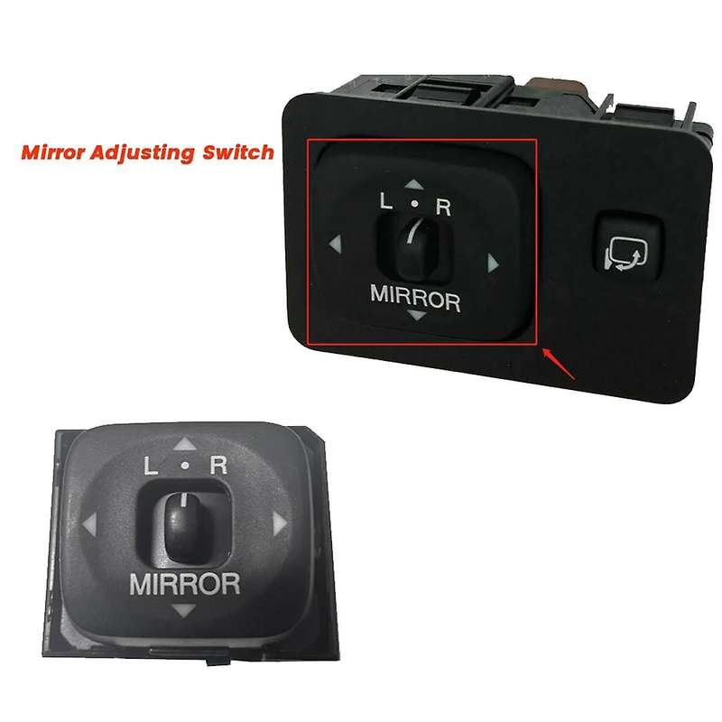 Outer Mirror Adjusting Switch 84870-60080 for Land Cruiser LX470 1998-2007 L R Mirror Control 84870-