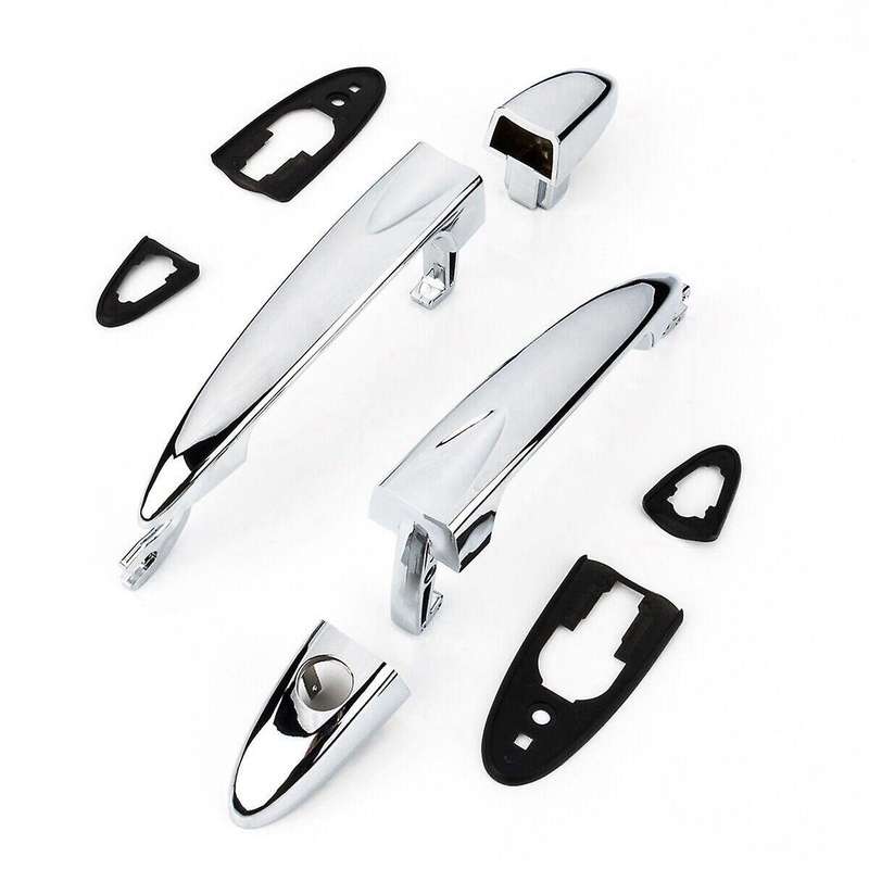 Outside Door Handle for 2003-2011 735409026 735409024 Door Handle Car Protective Accessories Sticker