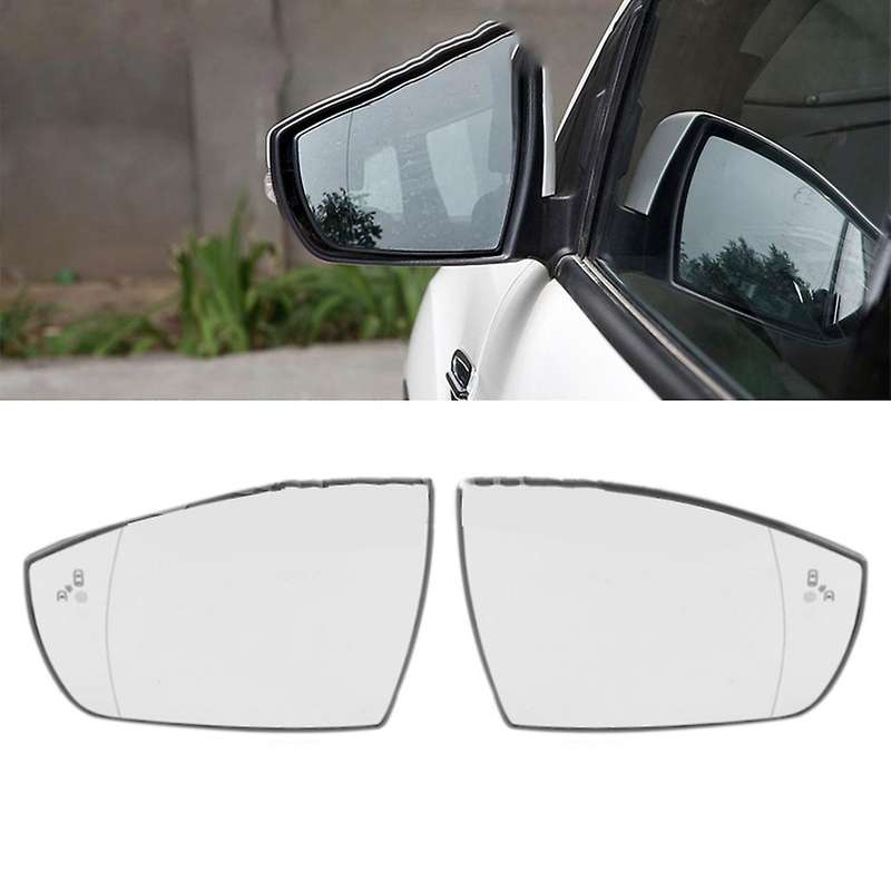 Outside Rearview Mirror Glass with Side Mirror Reflector Lens Heated Blindspot Assist for Escape Kug