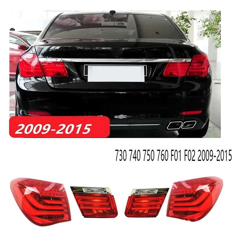 Outside Left Rear Bumper Tail Light Brake Signal Lamp for 7 Series 730 740 750 760 F01 F02 2009-2015