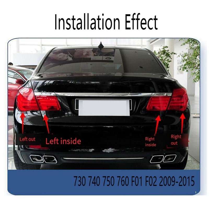 Outside Right Rear Bumper Tail Light Brake Signal Lamp for 7 Series 730 740 750 760 F01 F02 2009-201