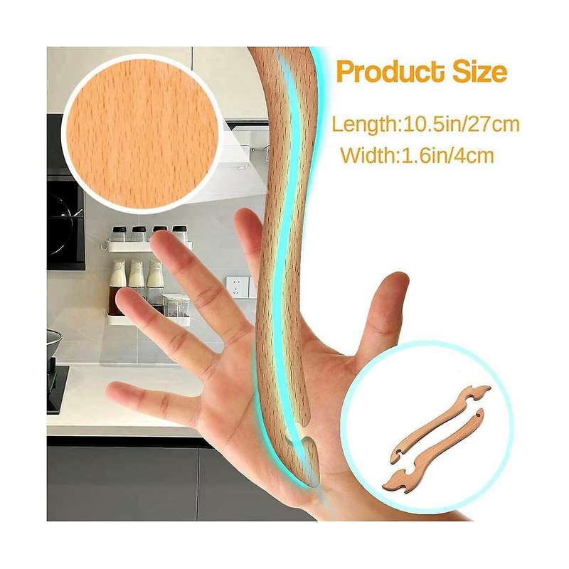 Oven Rack Puller,Oven Accessories are Made of Wood and ,Rack Hook for Oven Has Enough Length of Han