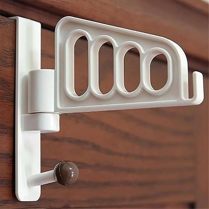 over Door Hook Bathroom Door Behind Clothes Hanger Storage Rack Plastic Rotating Door Rear Hanger Na