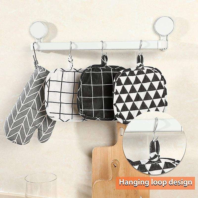 Oven Mitts & Pot Holders Kitchen Microwave Heat Resistant Compatible Cooking