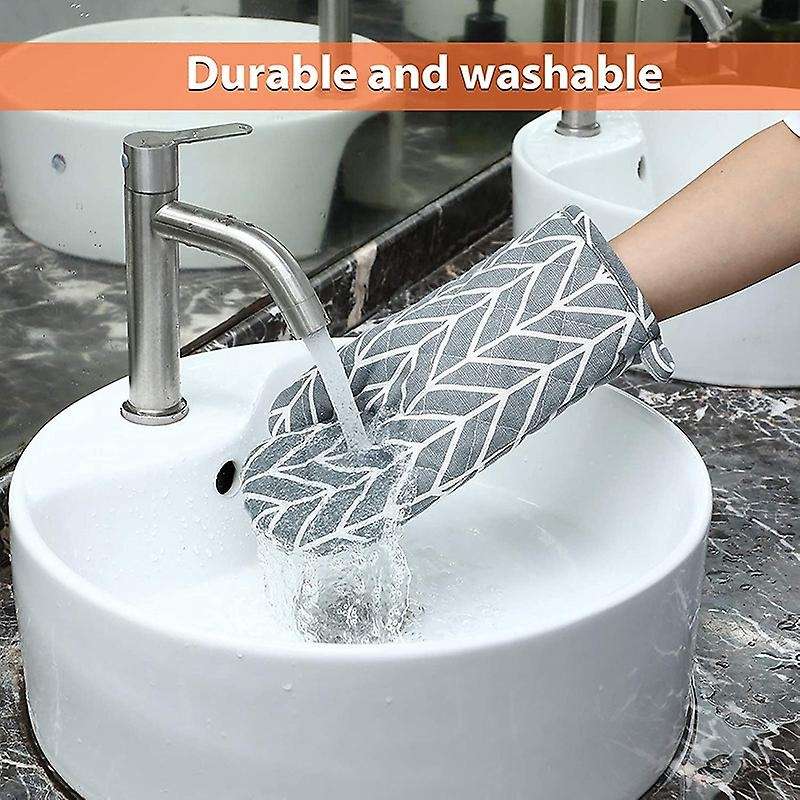 Oven Mitts & Pot Holders Kitchen Microwave Heat Resistant Compatible Cooking