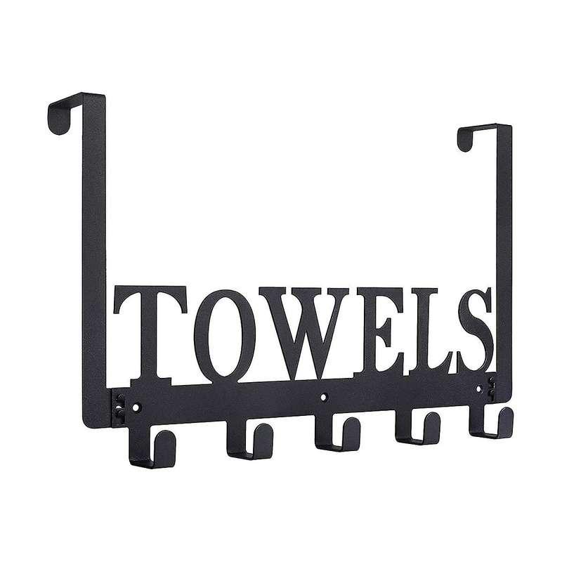 Over The Door Hooks Towel Rack Hanger for Bathroom Towel Holder ,organizer Accessories and Decor