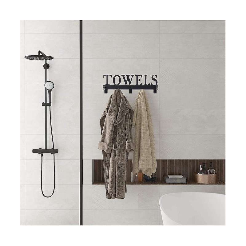 Over The Door Hooks Towel Rack Hanger for Bathroom Towel Holder ,organizer Accessories and Decor