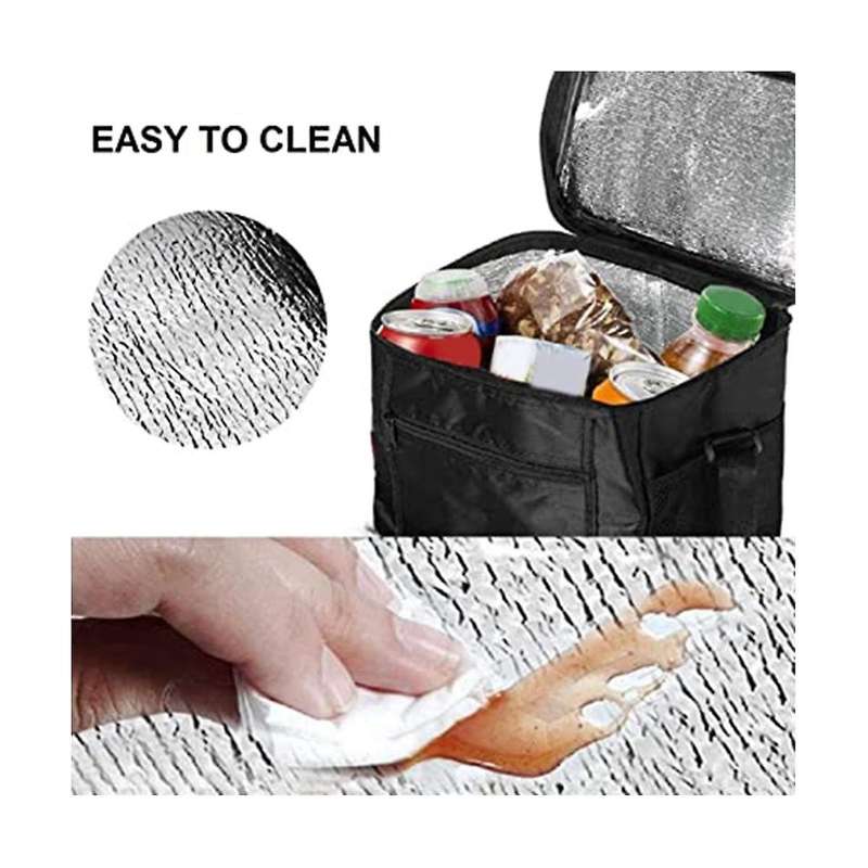 Oxford Cloth Ice Bag Aluminum Foil Cold Insulation Bag Takeaway Delivery Picnic Insulation Bag 10l