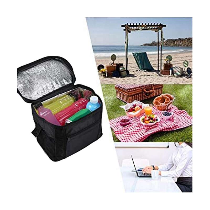 Oxford Cloth Ice Bag Aluminum Foil Cold Insulation Bag Takeaway Delivery Picnic Insulation Bag 10l