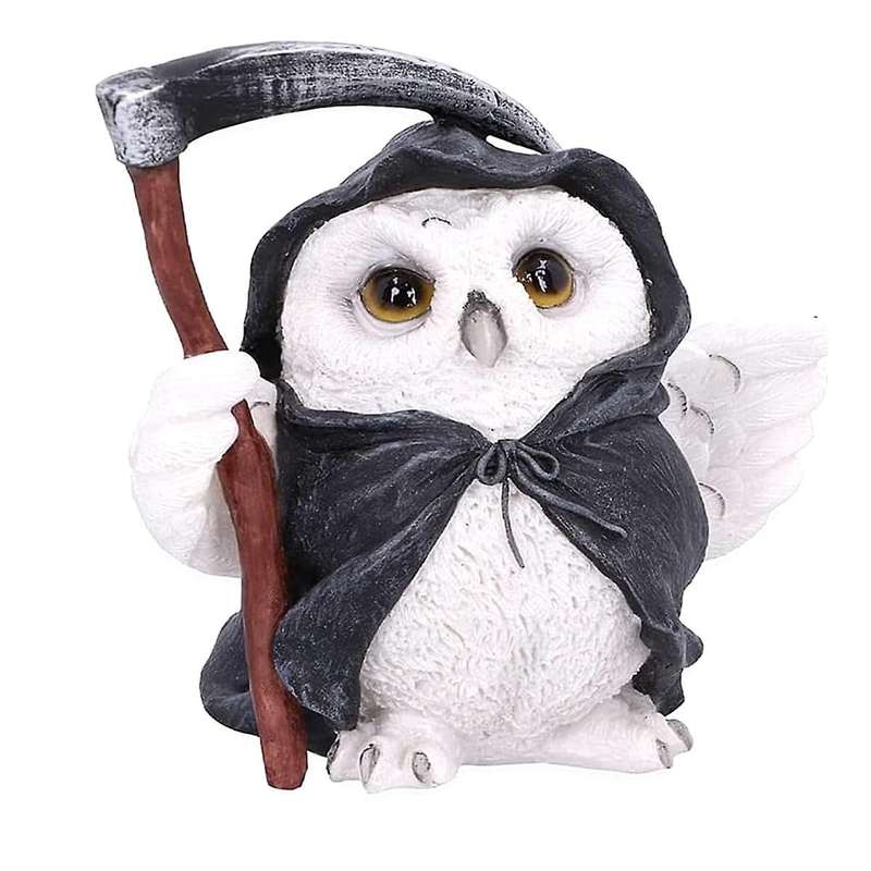-Owl Resin Decoration Ornament Garden Patio Crafts Cute Ornament