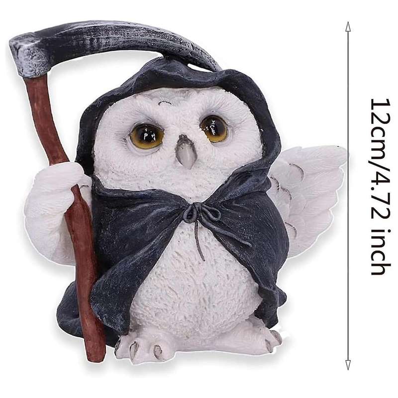 -Owl Resin Decoration Ornament Garden Patio Crafts Cute Ornament