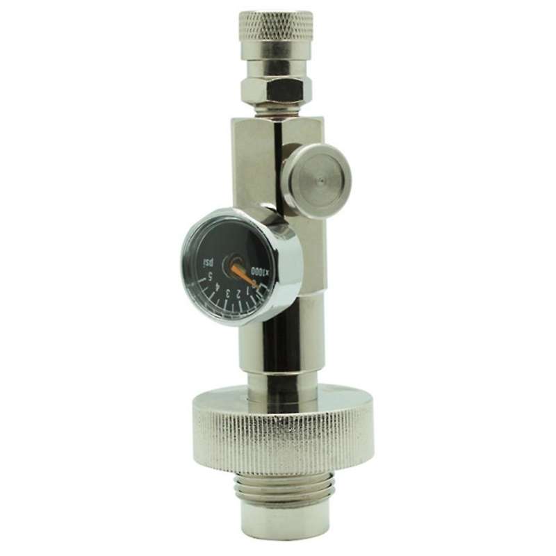 Oxygen Diving Bottle Inflation Connector for PaintballG5/8 Inflatable Head Cylinder Big to Small