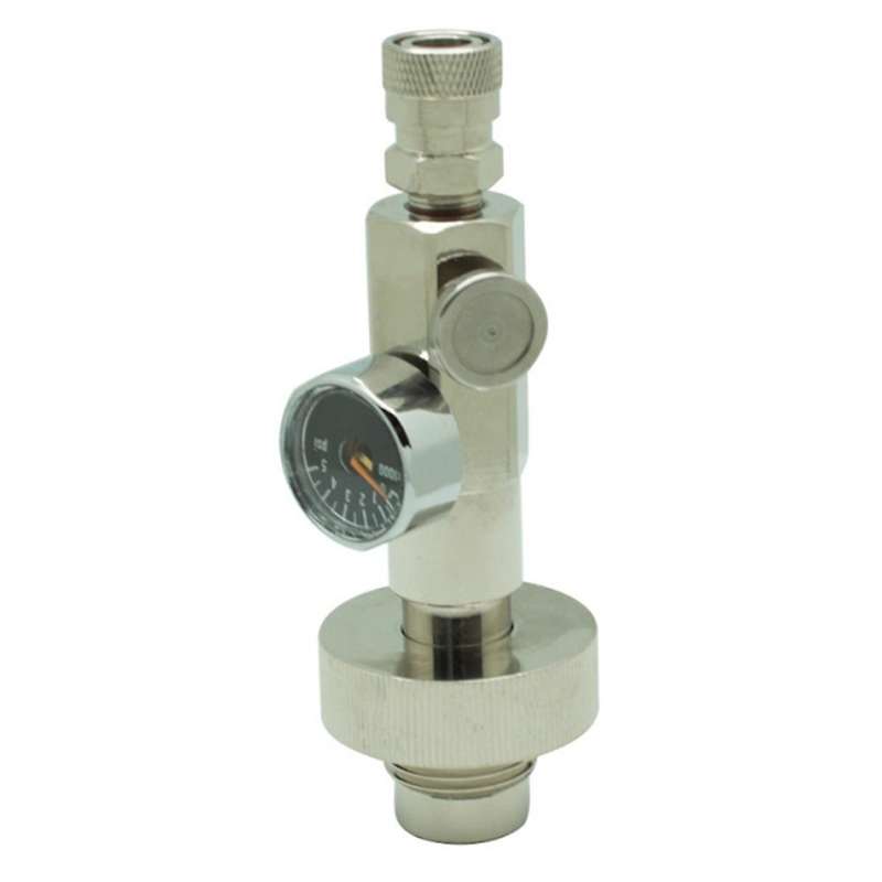 Oxygen Diving Bottle Inflation Connector for PaintballG5/8 Inflatable Head Cylinder Big to Small
