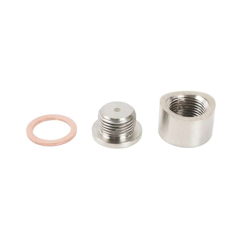 Oxygen Sensor Nut Weld Bung Plug M18x1.5 O2 Sensor Adapter Nut Bung Stainless Steel Convex-port