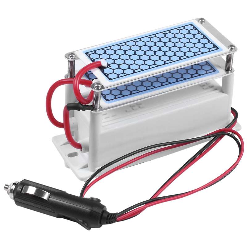 Ozone Generator Car 12V 10G Portable Ceramic Plate Purifier Sterilizer Car Ozone Cleaner Ozonizer O