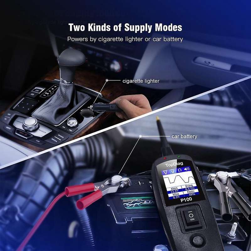 P100 Power Test Electric Circuit Tester Car Diagnostic Tool for Cars Trucks