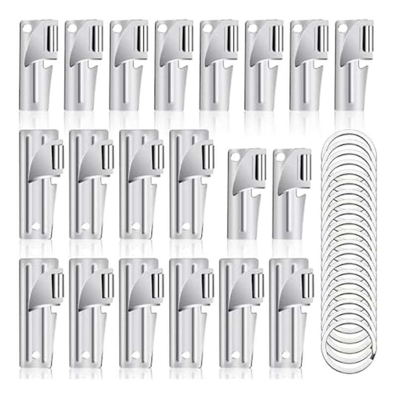 P38 and P51 Can Openers with Key Rings, Stainless Steel Manual Camping Can Opener,portable Can Opene