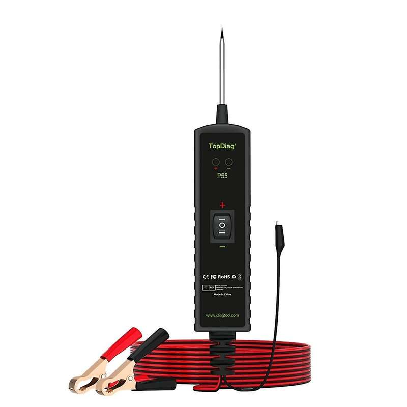 P55 Car Electric Circuit Tester Scan Diagnosis 12V/24V Battery Tester Automotive Diagnostic Tool