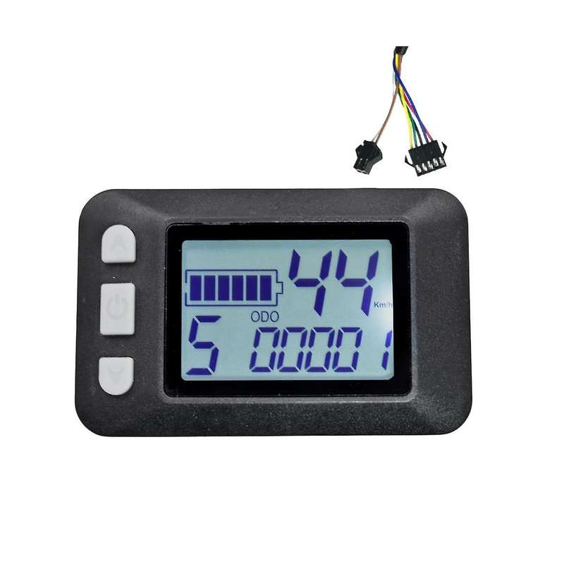 P9 LCD Display Dashboard Meter LCD Screen 24V 36V 48V 60V Electric Bike Meter for Electric Scooter L