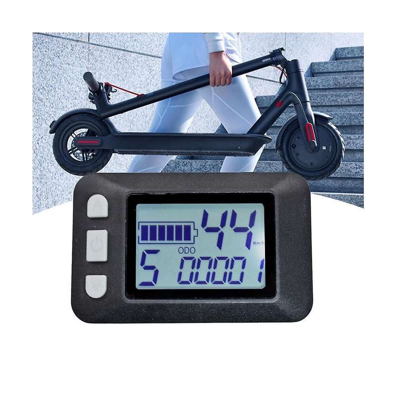P9 LCD Display Dashboard Meter LCD Screen 24V 36V 48V 60V Electric Bike Meter for Electric Scooter L
