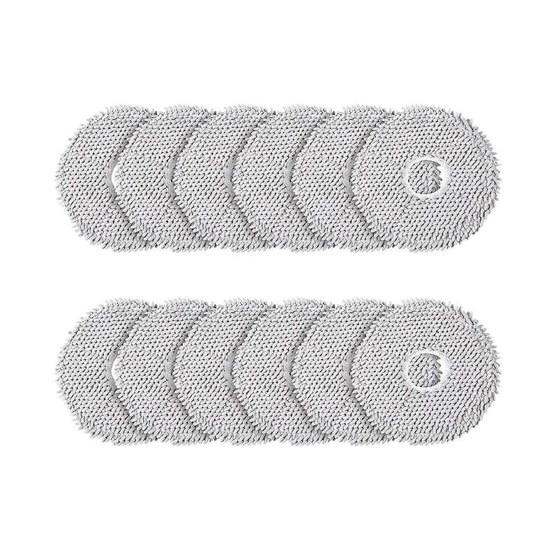 Pack Of 12 Wipes for X10+& L10s Ultra/l10 Ultra Robot Vacuum Cleaner, Microfibre Wet Mop Pads Acces