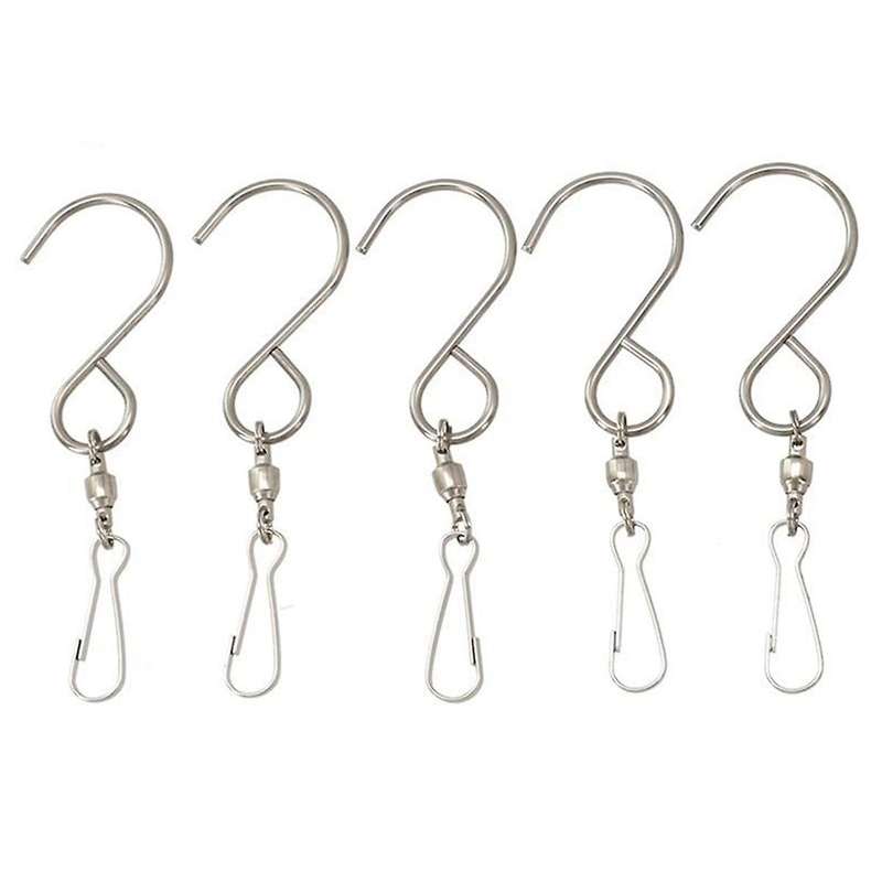Pack of 2 Multi- Swivel Hooks for Hanging Crystal Twisters and