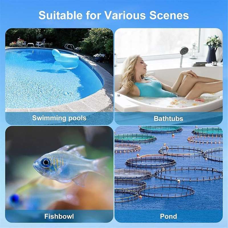 Pack of 2 Outside Garden Pond Floating Water Thermometers 0-50C