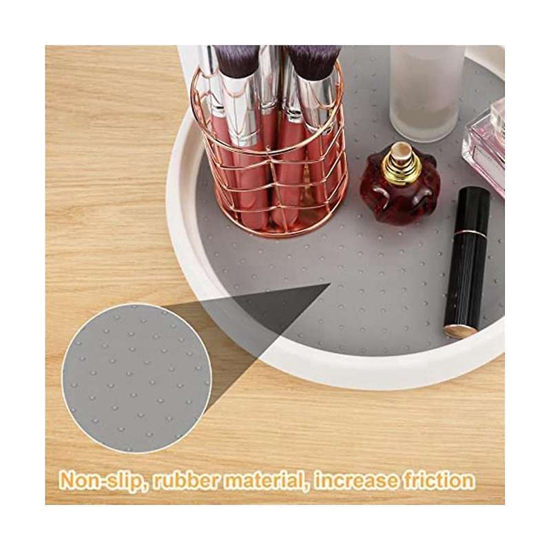 Pack Of 2 Rotating Spice Rack Turntable Organiser, Non- Turntable,suitable for Fridge, Dresser,spic