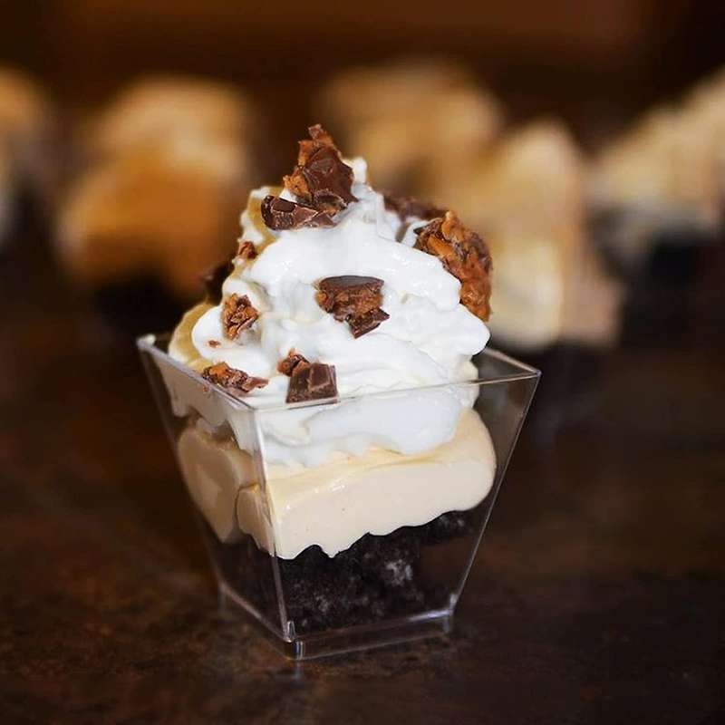Pack of 50 Dessert Cups with Spoons, 60Ml Dessert Bowls Set, DIY Plastic Dessert Cups, Reusable Trap