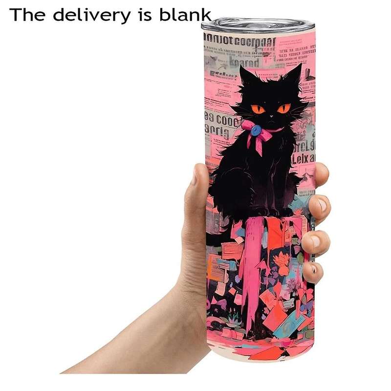 Pack of 6 30 Oz Sublimated Glass Tumbler Blanks with Lid and Straw,Stainless Steel Double Wall Insul