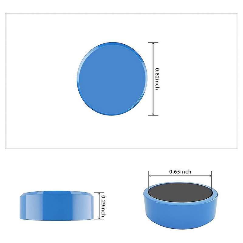 Pack Of 60 Magnets, Whiteboard Magnets, Magnets for Magnetic Board, Magnets, Fridge, Colourful Round