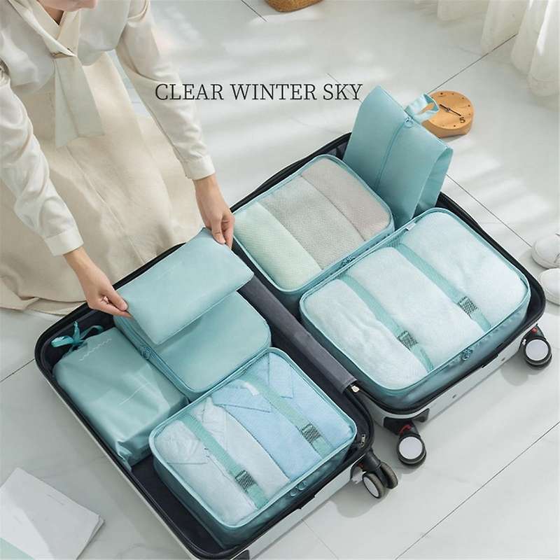 Packing Bags for Travel, Luggage Organizer Bag for Travel Accessories Essentials, Travel Cubes for C