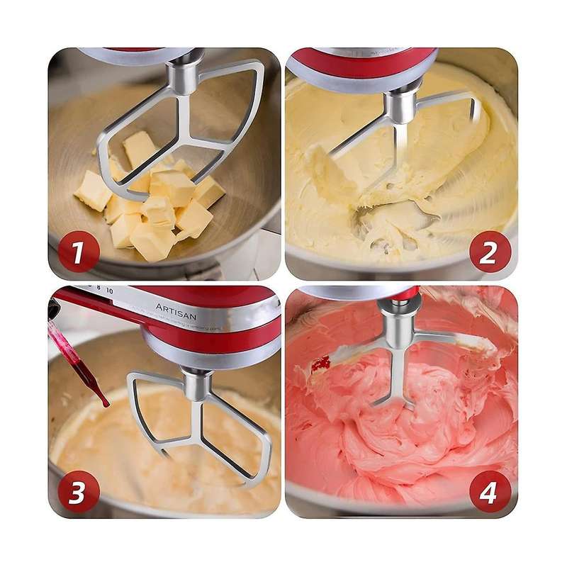 Paddle Attachment for Stand Mixers 5 Quart Lift and 6 Quart, Flex Edge Beater, Dishwasher Safe
