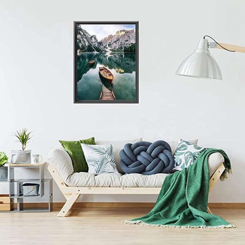 Paint By Numbers Landscapes for Adults Beginner,DIY Canvas Oil Painting Acrylic Kit 16inch x 20inch