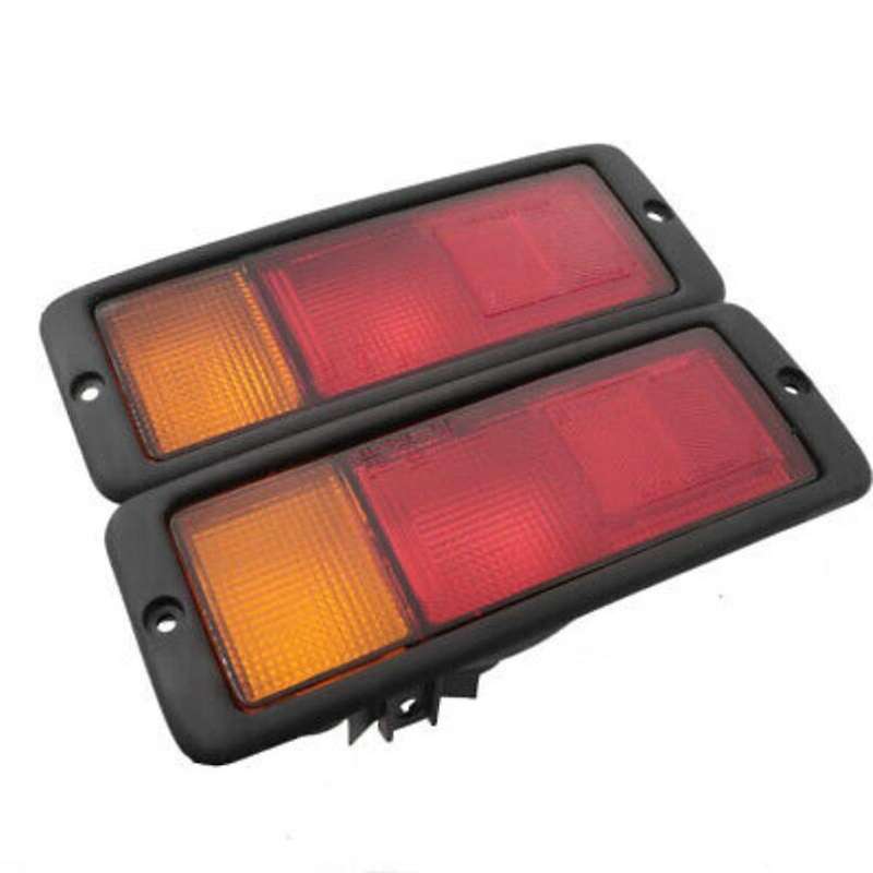 Pair Car Rear Bumper Tail Light Red Warning Brake Fog Lamp Accessories for Montero 1992-1999