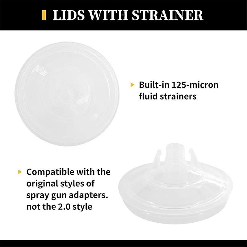 PaintGun Cup Mixing Cup System for Automotive HVLP Paint , 20 Oz (600 Ml) Kit