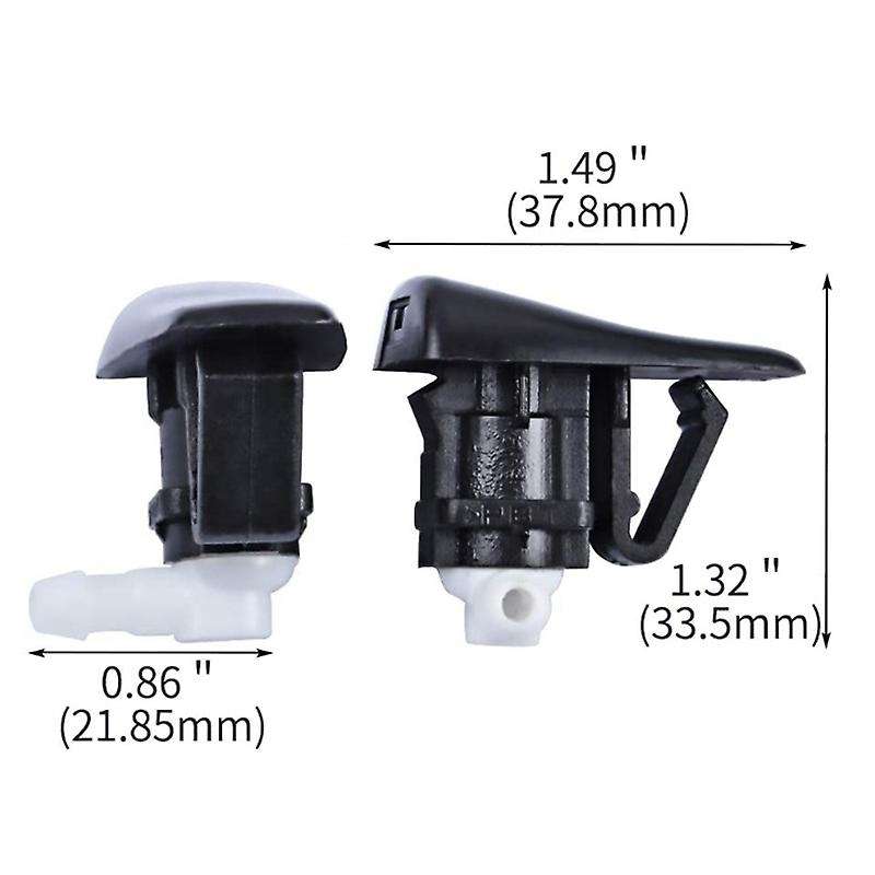 Pair Car Windshield Washer Spray Nozzle Wiper 15778747 for SRX 2004-2009 for 2003-2007