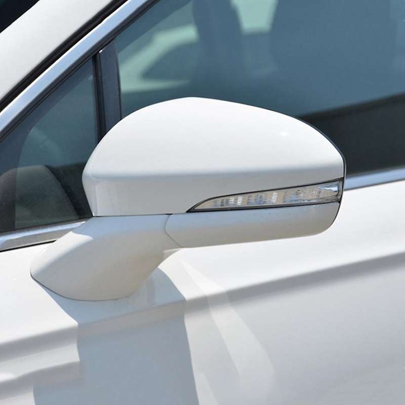 Pair Driver & Passenger Side Side Rearview Mirror Cover Cap for Mondeo 2013-2020 White