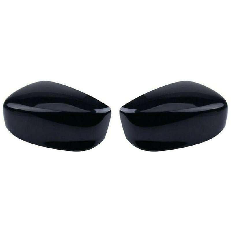 Pair Driver & Passenger Side Side Rearview Mirror Cover Cap for Accord 2008-2012 76201-TC0-H01 76251