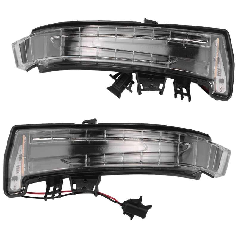 Pair for W204 W212 W221 Led Side Mirror Turn Signal Light Lens 2129067401 2129067501