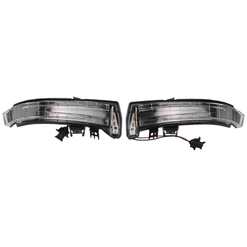 Pair for W204 W212 W221 Led Side Mirror Turn Signal Light Lens 2129067401 2129067501