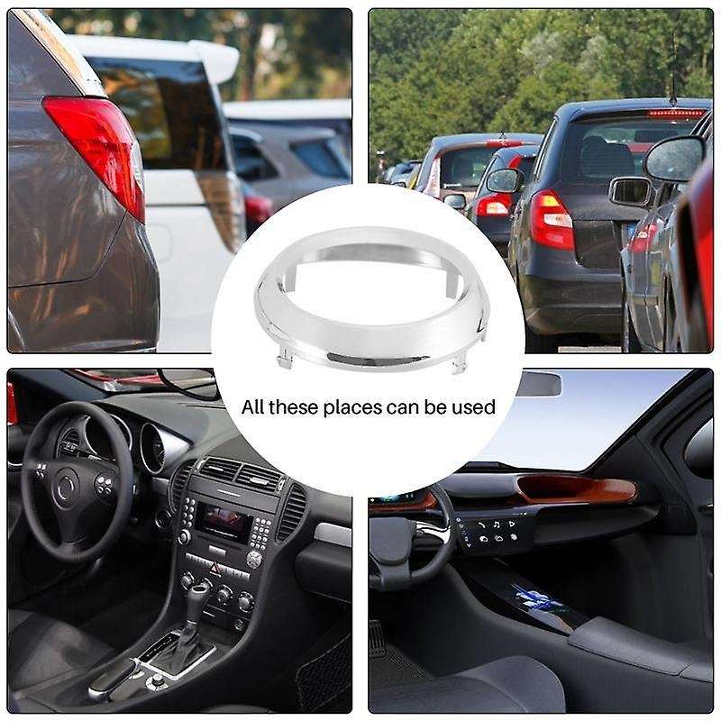 Pair Fog Light Lamp Bezel Cover for 2011-2017 Sienna Se Chrome Trim Rings 52713-08020 52712-08020