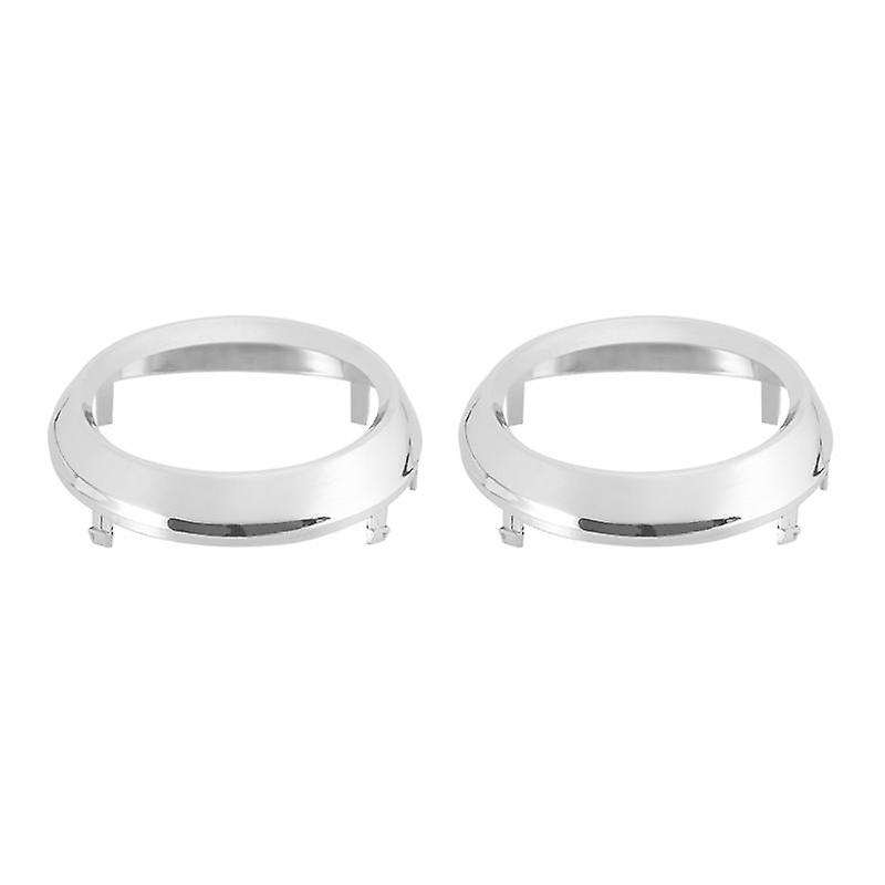 Pair Fog Light Lamp Bezel Cover for 2011-2017 Sienna Se Chrome Trim Rings 52713-08020 52712-08020