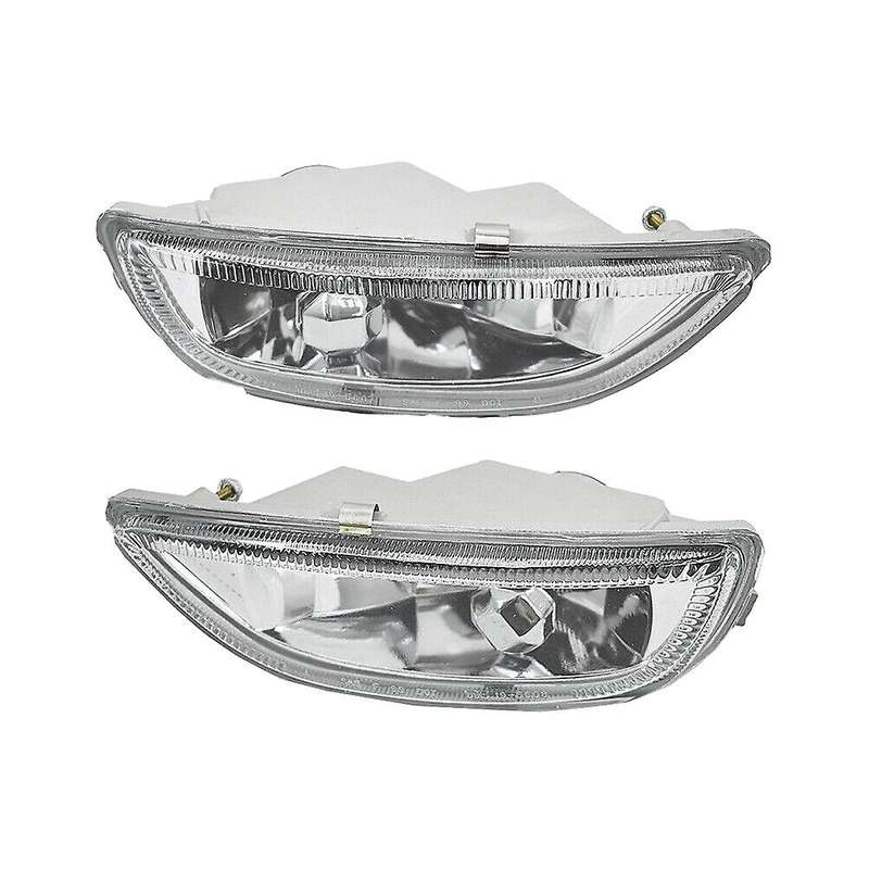Pair Front Bumper Fog Light Clear Lens Driving Lamp Assembly for 2001 2002 81220-02030 81210-02040
