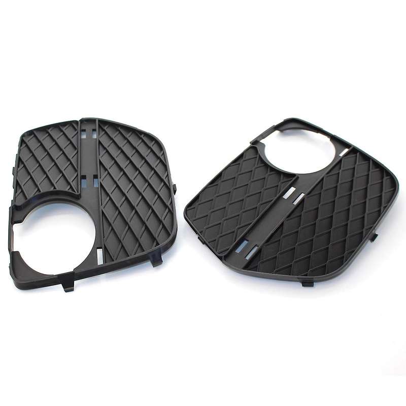 Pair Front Bumper Fog Lights Cover Fog Lamp Grilles for - X6 E71 2012-2014 51117312605 51117312606