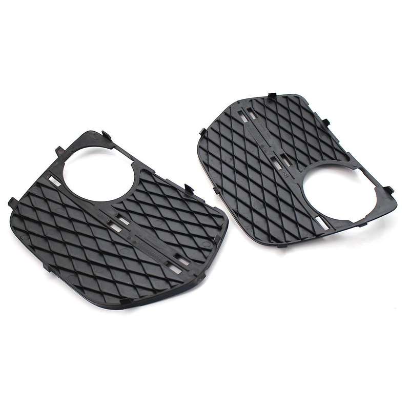Pair Front Bumper Fog Lights Cover Fog Lamp Grilles for - X6 E71 2012-2014 51117312605 51117312606