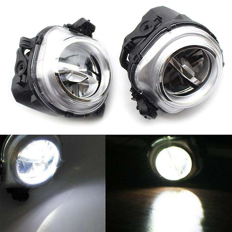 Pair Front Bumper LED Fog Light Lamp DRL Driving Lamp for  X3 F25 X4 F26 X5 F15 F85 2014-2016 631773