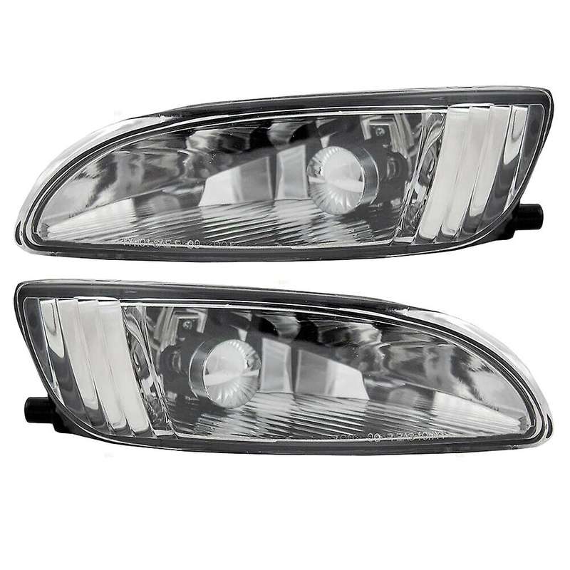 Pair Front Bumper Fog Light Clear Lens Driving Lamp Assembly for 2004-2009 RX330 RX350 81220-0E010 8