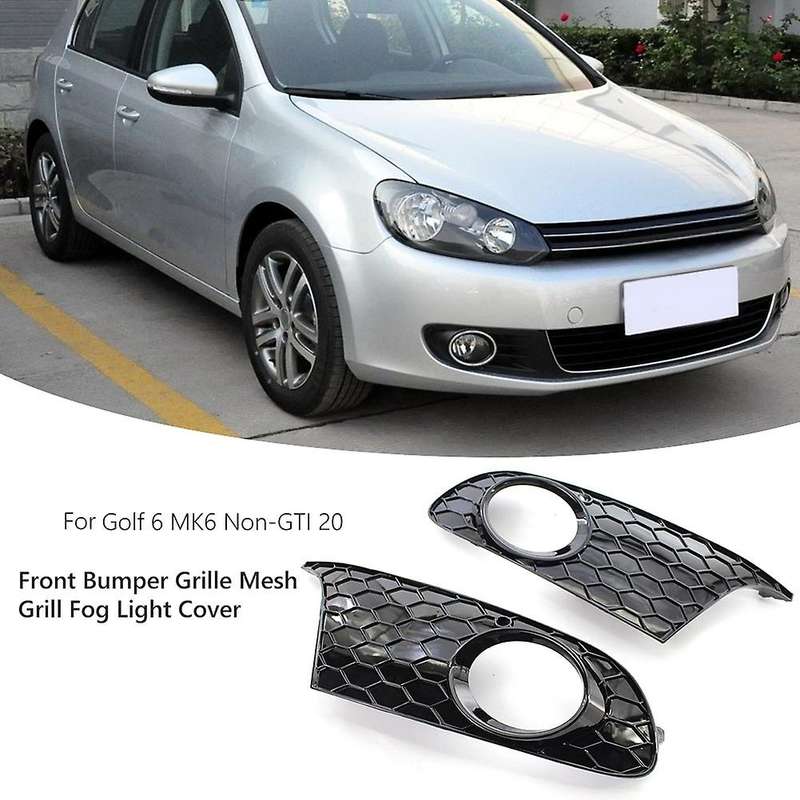 Pair Front Bumper Fog Lights Cover Fog Lamp Grilles for Golf 6 VI MK6 2009-2013 5K0853665 5K0853666