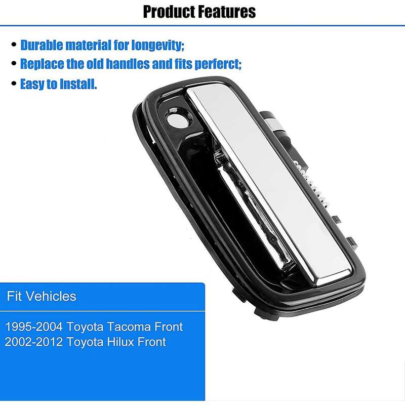 Pair Front Left Driver and Right Exterior Door Handle for 1995-2004 02-12 69220-35020 69210-35020